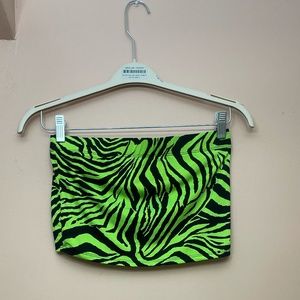 Green tube top